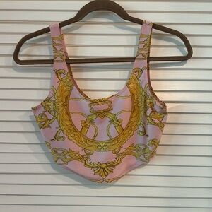 Size small Versace style crop top